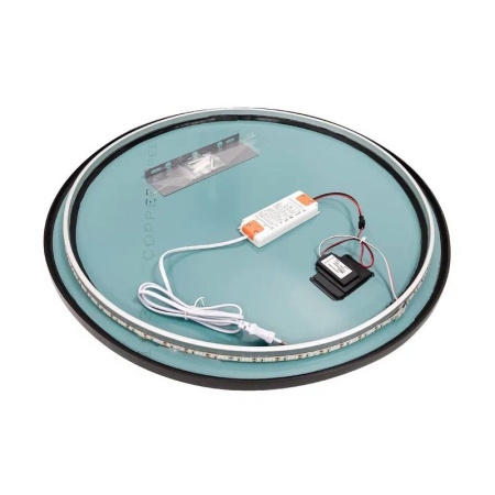 Зеркало с подсветкой LED Fixsen FX-1070F круглое 70х70 см, графит