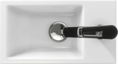 Раковина из сантехнического фарфора Taliente 40 см P-UM-COM40/1 мебельная цвет белый