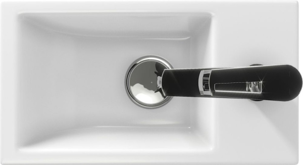 Раковина из сантехнического фарфора Taliente 40 см P-UM-COM40/1 мебельная цвет белый