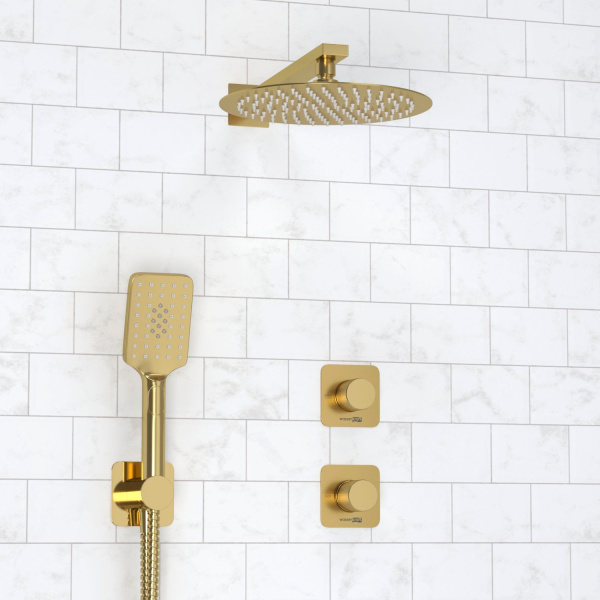 A8251.306.180.259.285.194.201 Встраиваемый комплект для душа WasserKRAFT с верхней душевой насадкой и лейкой