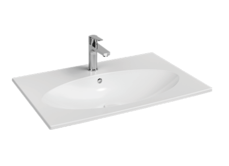 Раковина Isvea SistemaX Clear 81 см цвет белый 10SX50080SV