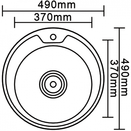 Кухонная мойка Ledeme L74949-6 49x49