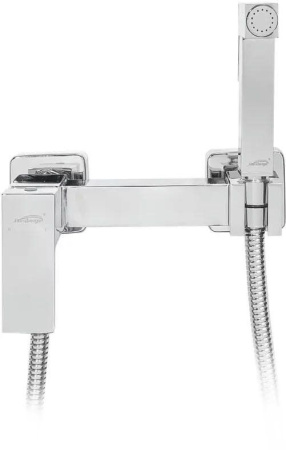 Смеситель с гигиеническим душем Hansberge H0077 Хром