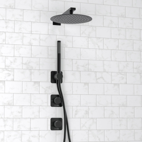 A5251.299.219.258.302.242.217  Встраиваемый комплект для душа WasserKRAFT с верхней душевой насадкой и лейкой