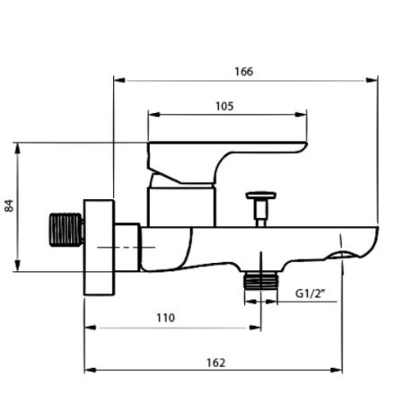 Смеситель для ванны Ahti Sipoo SB405001