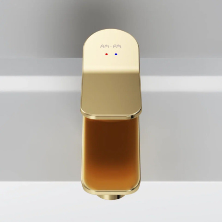 F85A02199 X-Joy Смеситель для умывальника AM.PM излив 100 мм, золото