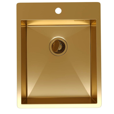 Кухонная мойка Reflexion Iseo RX2240GD брашированное золото