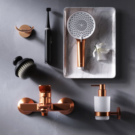 F85A10044 X-Joy, Смеситель для ванны и душа AM.PM, роз. золото