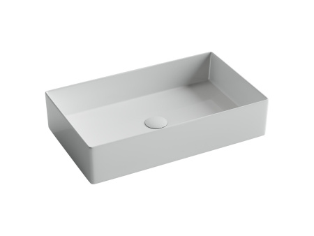 Раковина накладная прямоугольная Ceramicanova Element 601*361*130, белый, CN6070