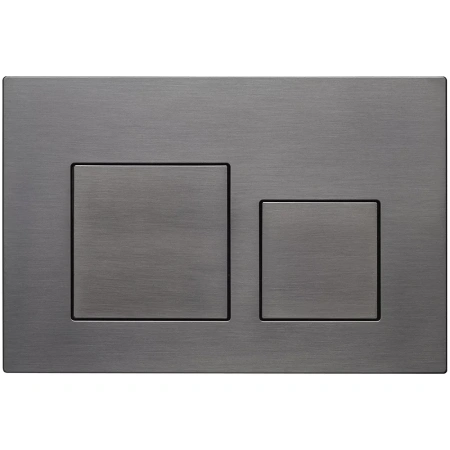 Кнопка смыва Veconi FLUSH V4, FLV4-GM, 240х162х10, пластик, оружейная сталь