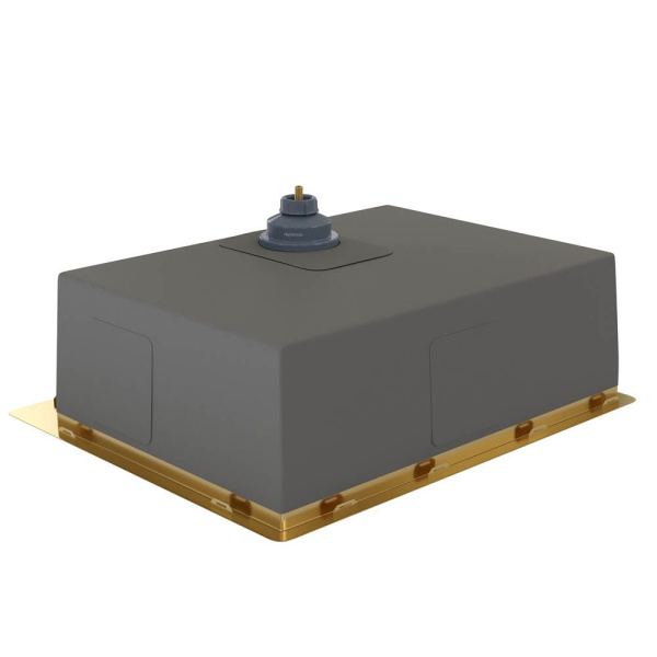 Кухонная мойка Reflexion Iseo RX2260GD брашированное золото