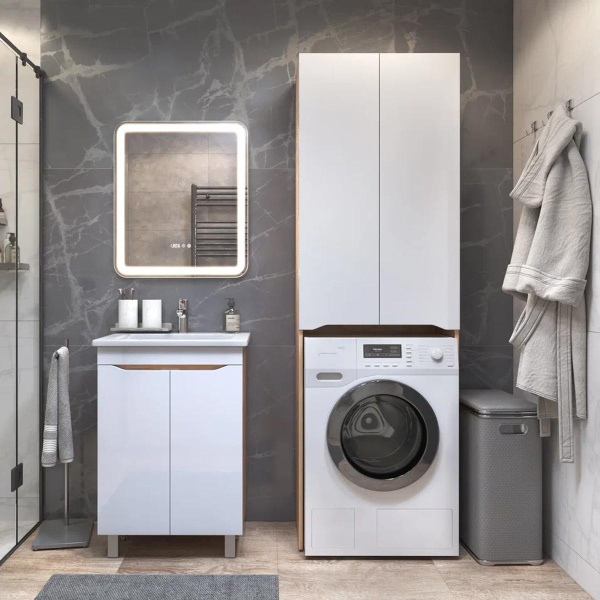 Шкаф под стиральную машину VIGO Grani дуб золотой, 64 см