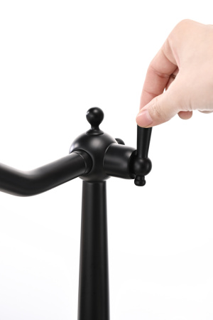 Смеситель для кухни Paulmark RETRO Re213226-401, антрацит