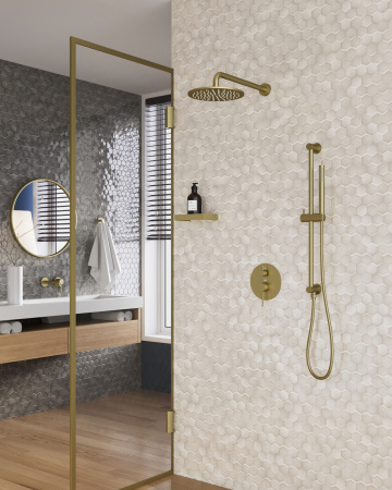 Встраиваемая душевая система TIMO Saona SX-2309/17SM, матовое золото