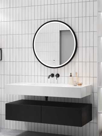 Зеркало Reflexion Moon RF5648MN с фронтальной подсветкой (три температуры свечения), б/с, диммером D