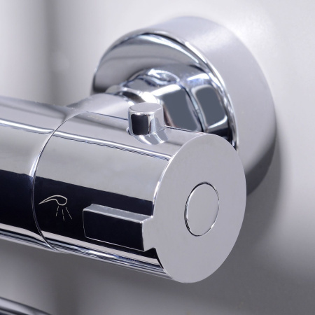 Душевой комплект с термостатическим смесителем WasserKRAFT  SK18801CH