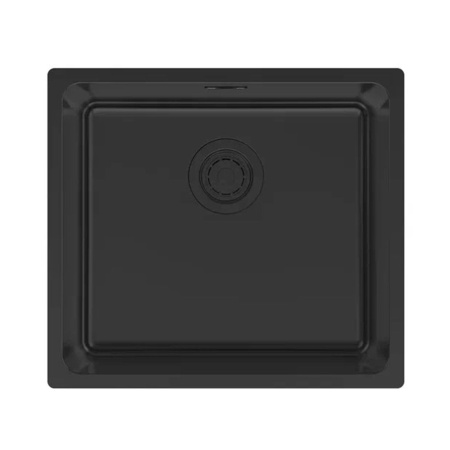 Мойка Paulmark YUNI 49 UNI YU49-MBN 490х440х200 мм, нержавеющая сталь, матовый черный