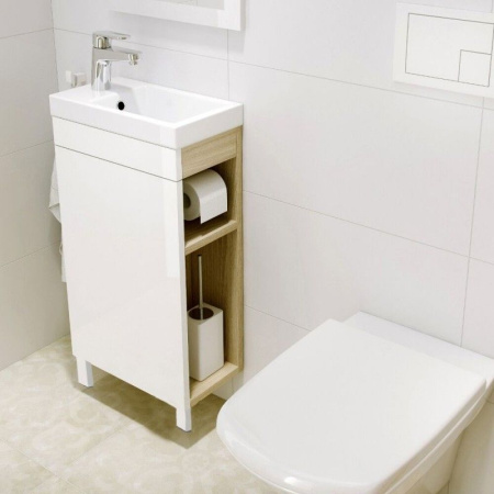 Раковина из сантехнического фарфора Taliente 40 см P-UM-COM40/1 мебельная цвет белый