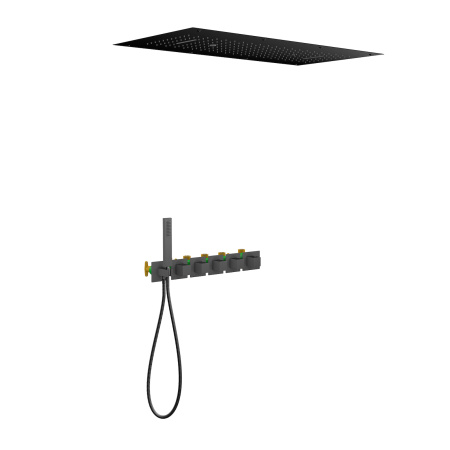 Встраиваемая душевая система с термостатом TIMO Petruma SX-5329/03SM, черный