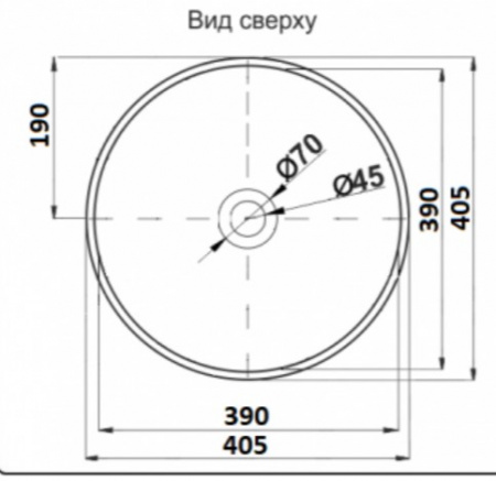Раковина накладная CeramaLux 9011