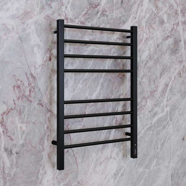 Полотенцесушитель электрический Terminus Сицилия П8 50х80 КС, черный муар