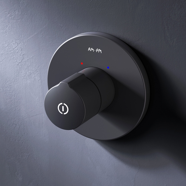 F85A65722 X-Joy TouchReel Смеситель для душа АМ.РМ монтируемый в стену, чёрный