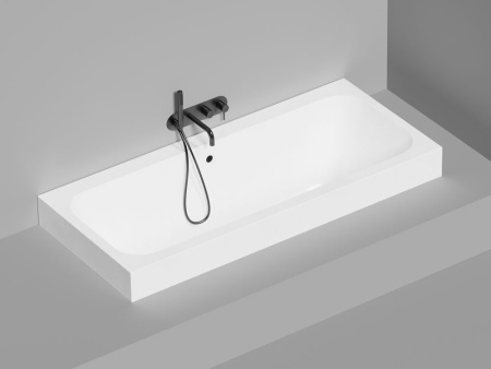 Ванна встраиваемая Salini ORLANDA AXIS 180x80, S-Stone, матовый белый 103222M