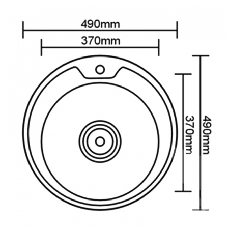 Кухонная мойка Ledeme L64949-6 49x49