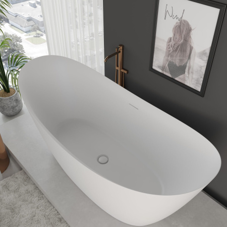 Ванна AQUAme акриловая отдельностоящая AQM3504MW