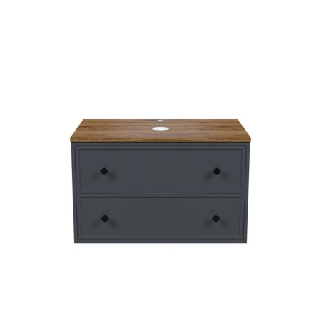 Тумба подвесная со столешницей МДФ, макадамия орех 80 см IDDIS Torr темно-серый (TOR80DMi95K)