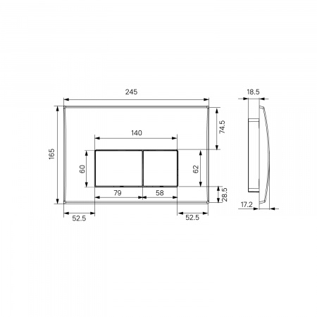 Комплект инсталляции Iddis Optima Home OPH00GCi32K