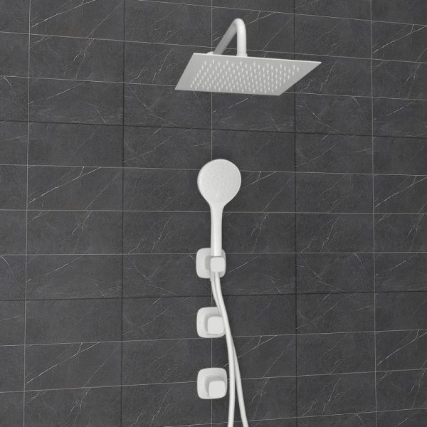 A9551.266.146.254.328.156.155  Встраиваемый комплект для душа WasserKRAFT с верхней душевой насадкой и лейкой