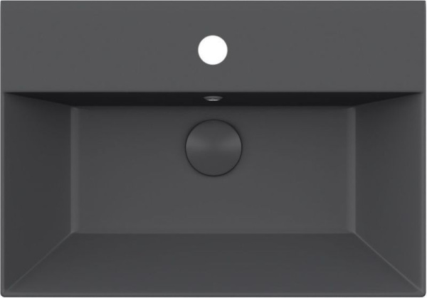 Раковина ISVEA SistemaZ Frame накладная 600*420*132 1 цвет антрацит матовый 10SF50060SV-2C