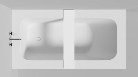 Полка для встраиваемой ванны Salini GABBIANO IN PLUS, белый, 1906210MN