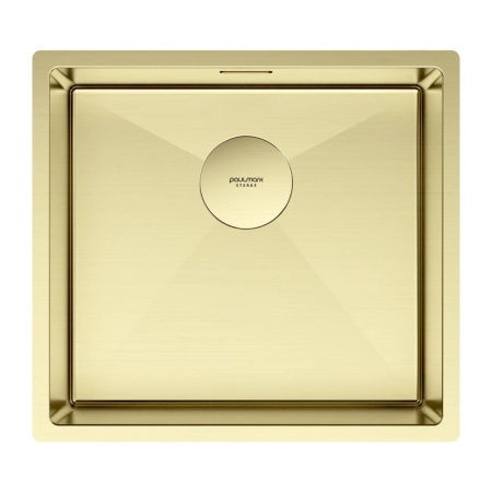 Мойка Paulmark NEXT 48 UNI PM214844-LG 440х480х200 мм, нержавеющая сталь, светлое золото