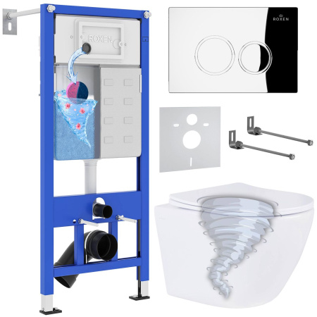 Комплект 6 в 1 Roxen StounFix Dual Fresh 968340  (состоит из: 710200, Santi 410260CH, 530205-01)