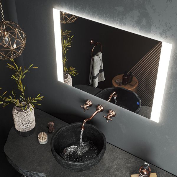 Зеркало Roxen Fiva Long 510155-100 100x70 с LED подсветкой