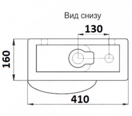 Раковина подвесная CeramaLux 7947AR