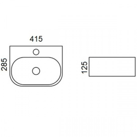Раковина Melana MLN-A265