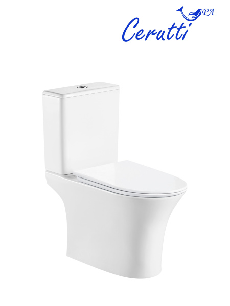 Унитаз BERNINA Tornado напольный безободковый Ceruttispa CT11133 (650x340x790)
