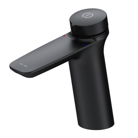 F50A02522 Inspire V2.0, TouchReel Смеситель для умывальника AM.PM, излив 125 мм, черный.