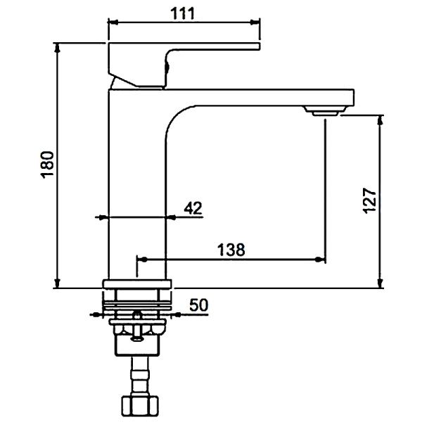 Смеситель для раковины Gappo G1083-8