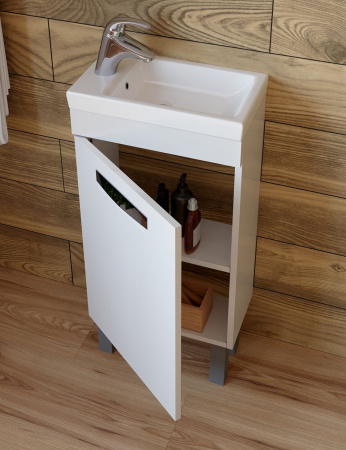 Тумба под раковину напольная VIGO Plaza tn.PLA.MIR.40.1D, 40 см