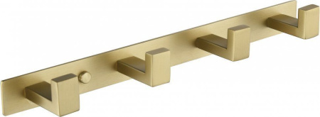 Полотенцедержатель на планке 4-й Grocenberg AC0014 (Золото матовый)