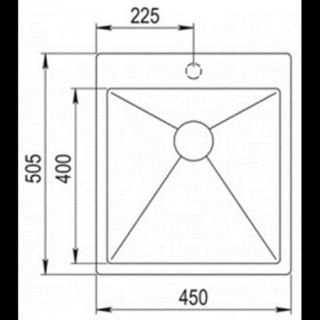 Кухонная мойка ZorG ZRN 5045 TITAN