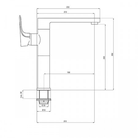 Смеситель для мойки Deante Gardenia BEG_W630 белый