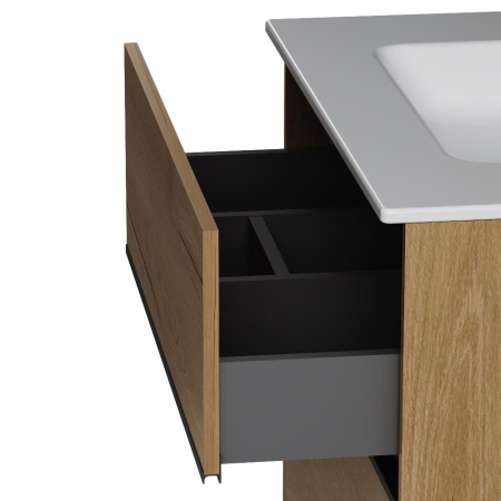 M7BFUX0802OF Sense База под раковину AM.PM, универсальная, 80 см, 2 ящика, дерево