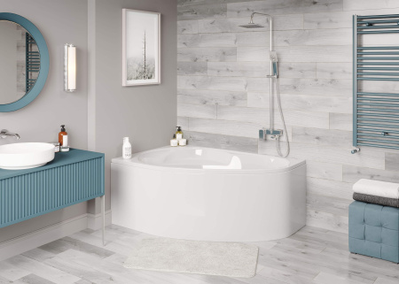 Акриловая ванна VAGNERPLAST FLORA 150x100 left