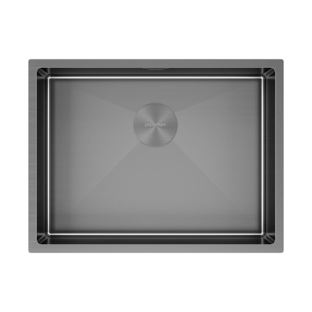 Мойка Paulmark NEXT 58 UNI PM215844-GM 440х580х200 мм, нержавеющая сталь, вороненая сталь