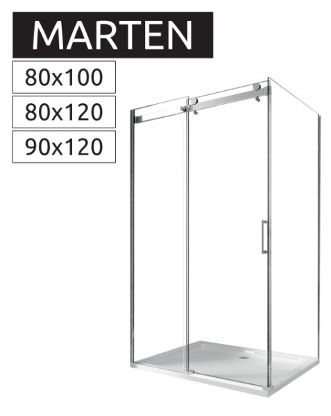 Душевой уголок Rea Marten 90x120 REA-K4002 CHROM